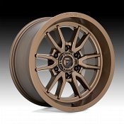 Fuel Clash 6 D788 Matte Bronze Custom Truck Wheels